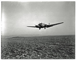 Johannesburg, 1939. Rand airport. SAA Junkers Ju-52 'Thomas Halstead' approaching landing. SEE N4...
