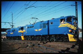 Johannesburg. Three SAR Class 6E1 Srs 6's for use on the new Blue Train in the numbering series E...