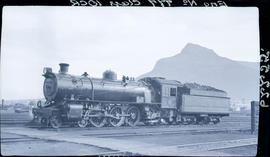 Cape Town, 1954. SAR Class 10CR No 777.