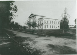 Stellenbosch, circa 1900. Victoria College in Ryneveld Street.