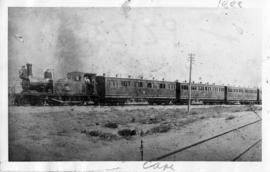 Cape Town, 1889. CGR 3rd Class  No 93 Wynberg Express, later SAR Class 03. SEE N58836.