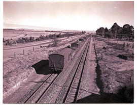 "1950. Goods train on double line."