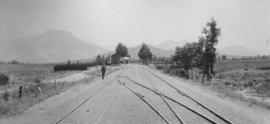 Breede River, 1895. Station in distance looking south.  (EH Short)