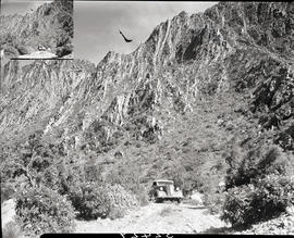 Montagu district, 1947. Road pass in Donkerkloof.