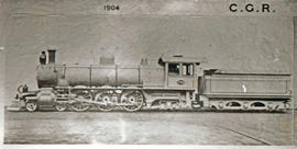 
CGR 5th Class No 905, 'Karoo' type, built by Beyer Peacock No's 4567-4570 in 1904. Later SAR Cla...