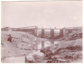 Circa 1900. Anglo-Boer War. Taaibosch Sprut bridge from the east.