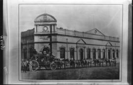 Pretoria. Main Post Office with Hey's passenger and mail coach.