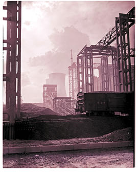 "Bloemfontein, 1954. Power station coal and ash handling."