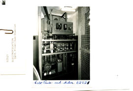 Cape Town, 1954. Interior of substation at Salt River.