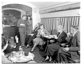 "1950. Blue Train lounge car."