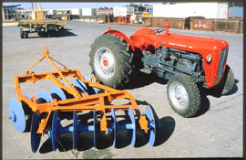 
. Massey Ferguson tractor and plough
