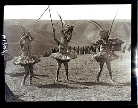 Transkei, 1932. Abaweta dancers.