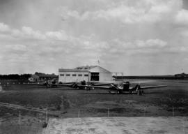 Johannesburg, 1934. Rand airport. All three SAA Ju-52’s parked shortly after their delivery. ZS-A...