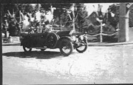 Ladysmith, June 1925. Prince of Wales leaving railway station during Royal visit. (Album on Natal...