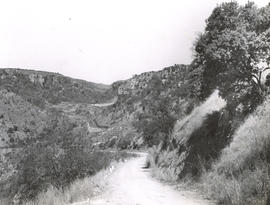Waterval-Boven, 1938. Old road pass immediately to the east of the town.