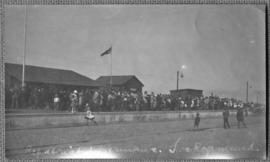 Swakopmund, South-West Africa. Repatriation of Germans at station.
