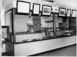 Johannesburg, 3 August 1962. Exhibits at the Railway Museum. Some SAA items on display.