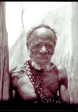 Swaziland, 1933. Elderly Swazi man.