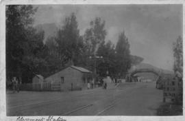 Cape Town, 1902. Claremont station on the Cape Town - Simonstown line.