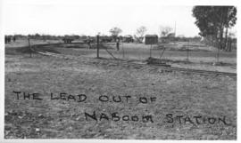 Naboomspruit district, circa 1924. Leadout from the Naboomspruit station. Road-rail line. (Album ...