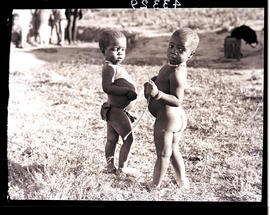 Zululand, 1935. Two Zulu toddlers.