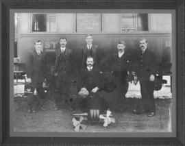 Pretoria, 1906. CSAR train electricians.