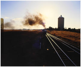 Magaliesburg district, October 1985. Steam train. [T Robberts]