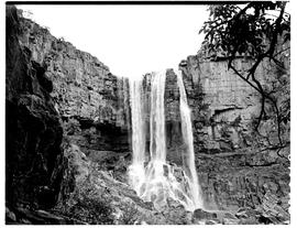 "Waterval-Boven, 1950. Elands River waterfall."