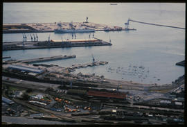 Port Elizabeth, 1986. Aerial view of Port Elizabeth Harbour.