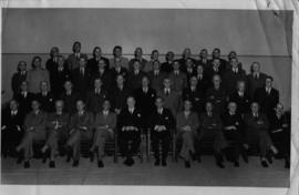 Johannesburg, 1947. Senior SAR officer's conference.