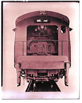 Rear view of SAR Class 19D No 3323, built by North British Loco Works in 1945.