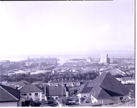 Cape Town, 1946. View over city.