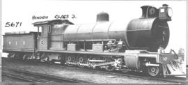 NGR 'Hendrie D' No 334 built by North British Loco Co in 1908 later SAR Class 3 No 1450.