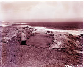 Port Elizabeth, 1950. Coastline at Schoenmakerskop.