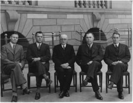 Johannesburg, 1944. Board of Governors at the Railway Training College Esselen Park.
