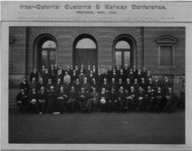 Pretoria, May 1908. Inter-Colonial Customs and Railway Conference.