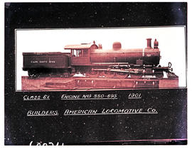 
Cape 8th Class 'Consolidation', built by American Locomotive Co No's 25453-25452 (as shown) as w...