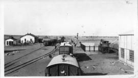 Karasburg, August 1914 to July 1915. Construction of the Prieska - Karasburg railway line. Railwa...
