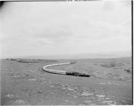 Eastern Cape, March 1947. SAR Class with Royal Train.