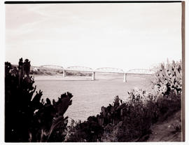 "Aliwal North, 1938. General Hertzog bridge over the Orange River."