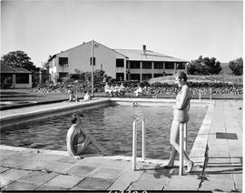 Barberton, 1954. Hospital nurses hostel swimming pool.