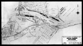 East London. Plan of Buffalo harbour.
