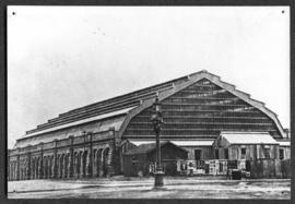 Durban, before 1897. Station building before erection of head office.