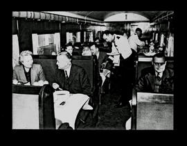 Interior of SAR Type A-33 old Blue Train dining car.