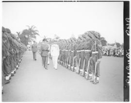 Pietermaritzburg, 18 March 1947. King George Vi inspecting troops.