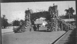 Ladysmith, June 1925. Welcoming arch for Royal visit. (Album on Natal electrification)