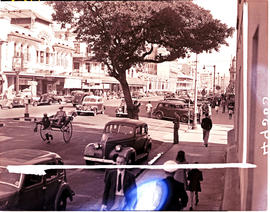 "Durban, 1945. City street."