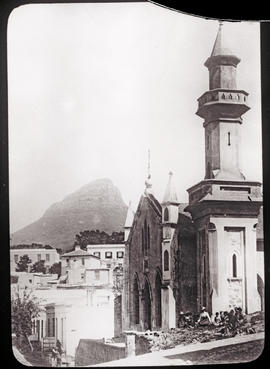 Cape Town, circa 1880. Building of worship.