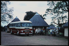 SAR Leyland Royal Tiger tour bus No MT16306 in rest camp.