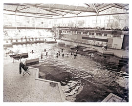 "Aliwal North, 1967. Enclosed pool at hot spring resort."